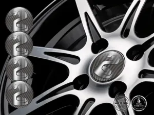 Sticker on Rims Tuning Radiant Flow Vector